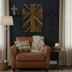 Blue & Teal Cross
