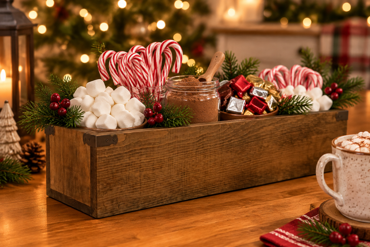 Christmas Cocoa Trough