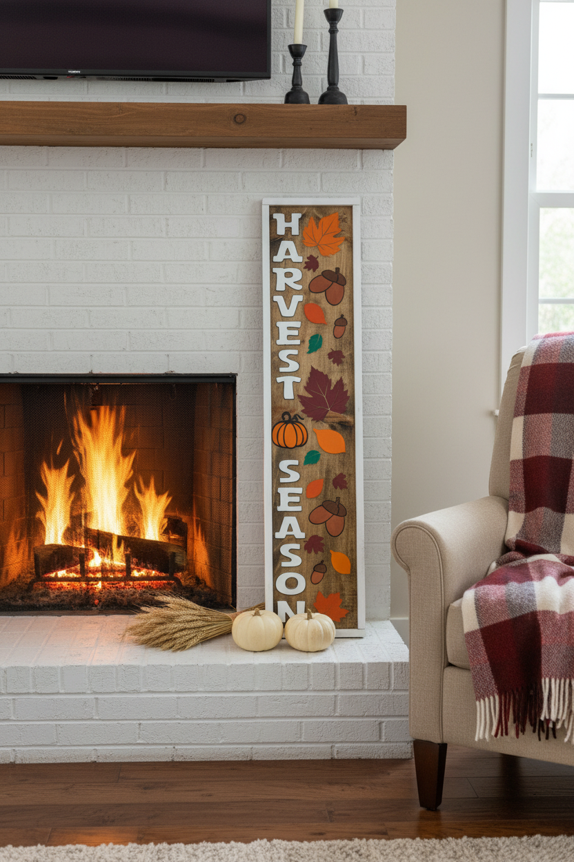Harvest Season Fireplace