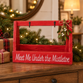 Red Christmas Caddy
