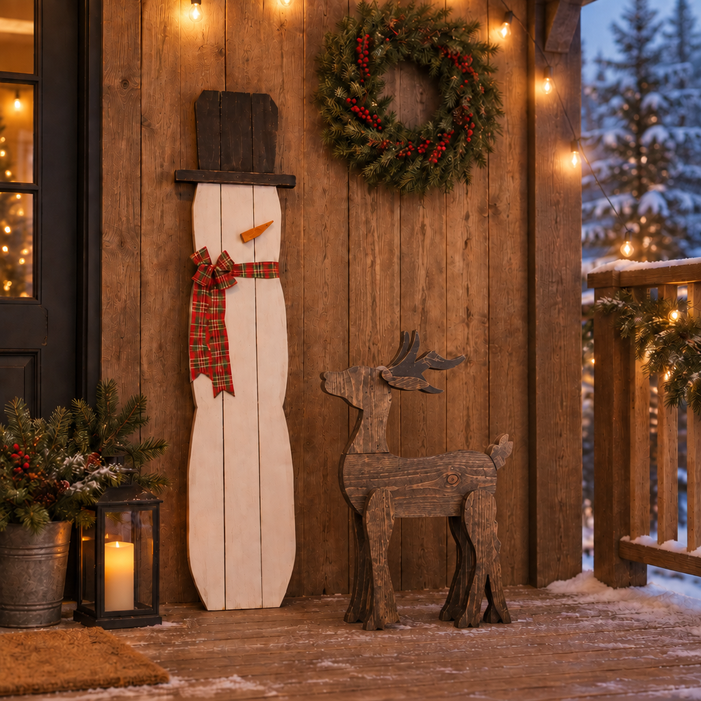 Snowman and Reindeer