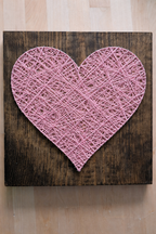 Valentine String Art Kit | Heart, Love & XO Designs