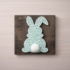 aqua / mint bunny