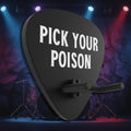 Rustic Wooden Guitar Pick Design Hanger – Includes Holder