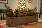 Christmas Centerpiece with Corner Brackets