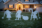 Dusk Christmas lights