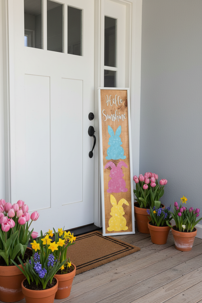 Front door porch