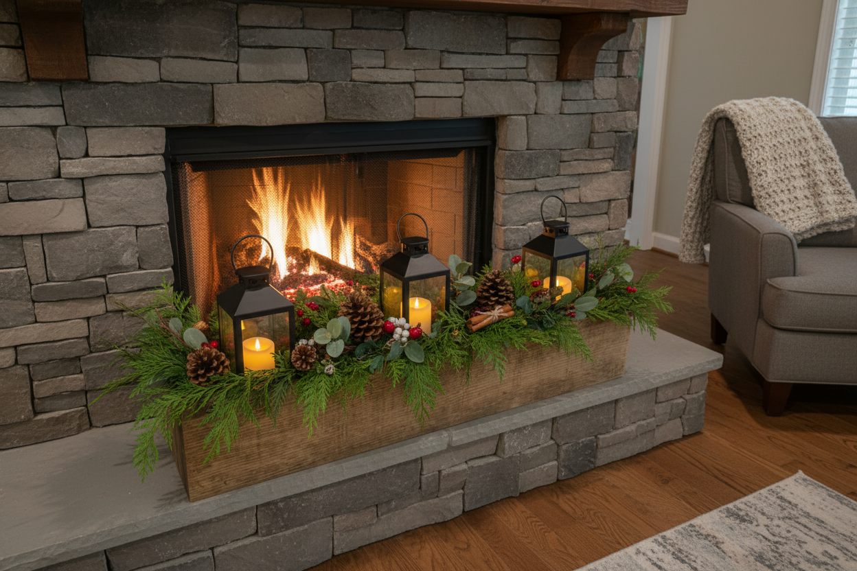 Mantel Centerpiece Lifestyle