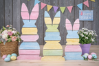 Pastel Bunnies Low Key Spring