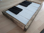 Rustic Piano Wall Art & Key Holder