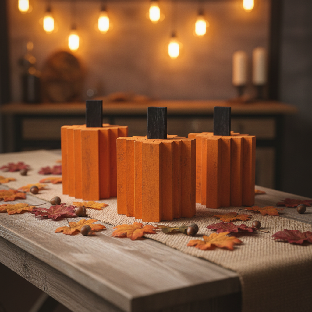 Pumpkin Trio Farmhouse Table