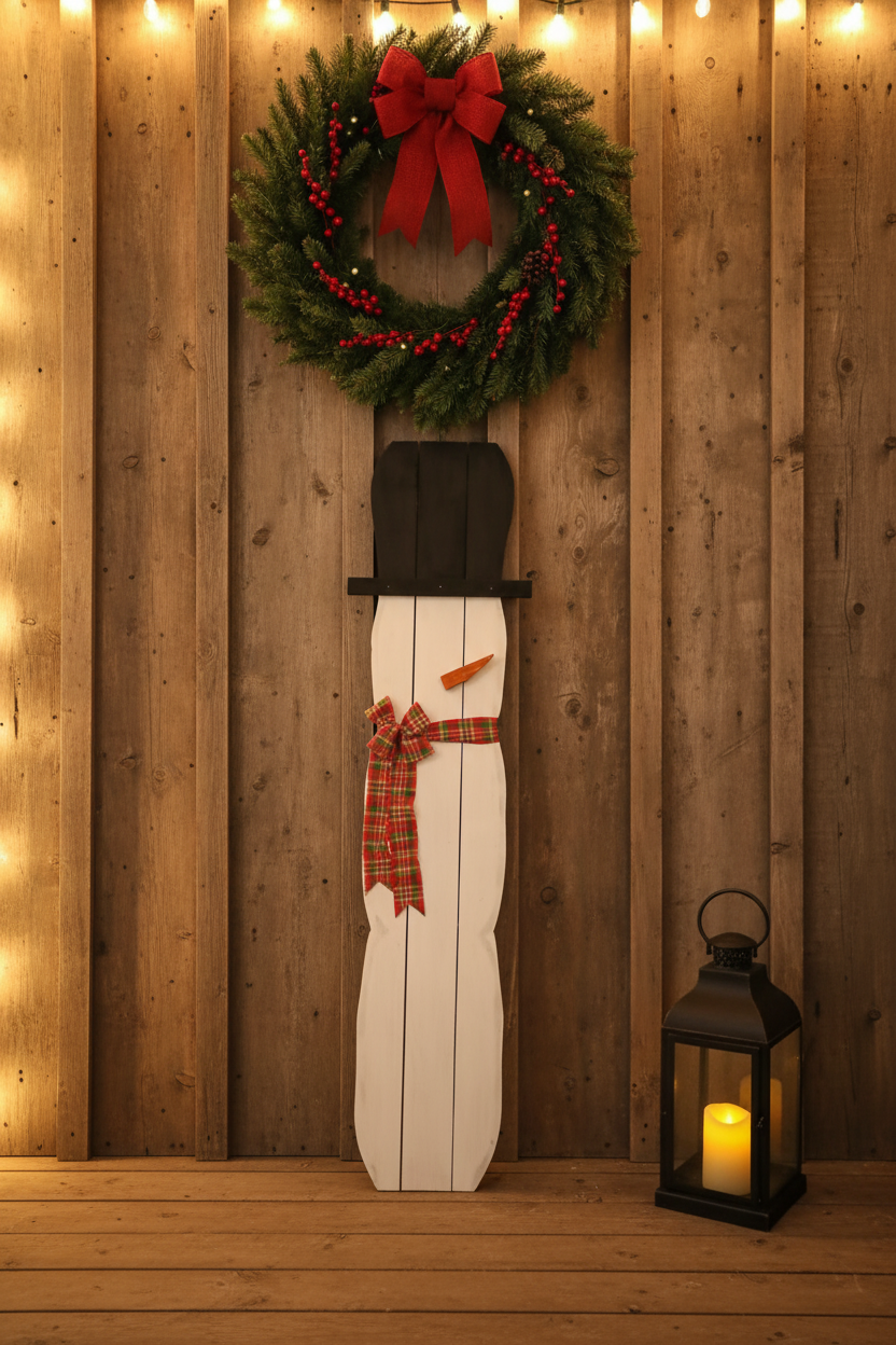 Snowman Porch